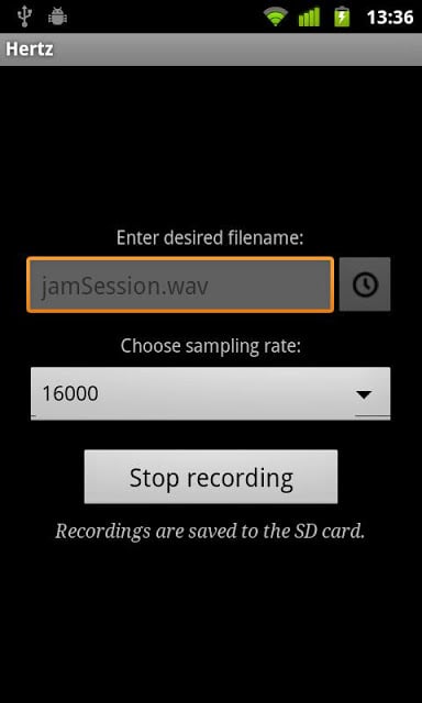 Hertz, the WAV recorder截图2