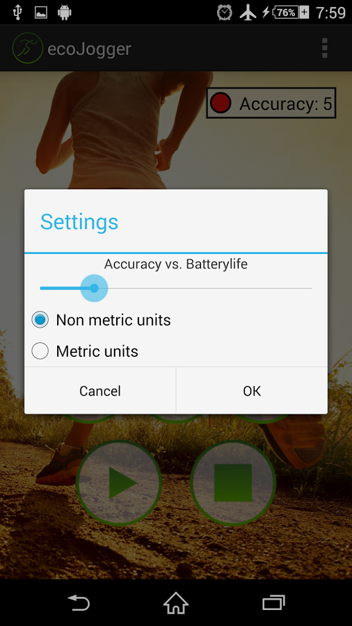 ecoJogger - 运行应用程序截图5