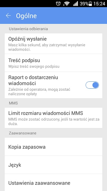 GO SMS Pro Polish language截图3
