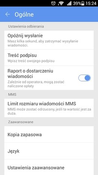 GO SMS Pro Polish language截图