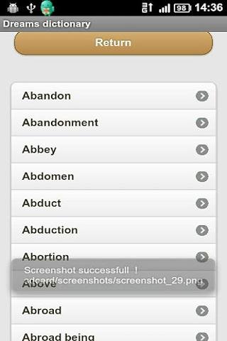 Dream Meanings Dictionary截图3