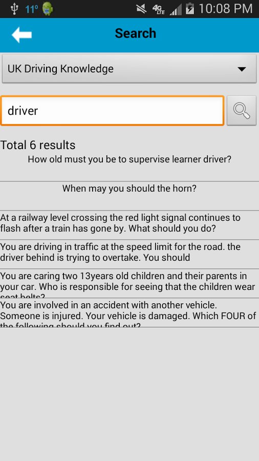 DSA Driver Test UK截图7
