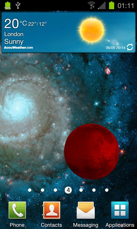 Red Planet 3D Live Wallpaper截图3
