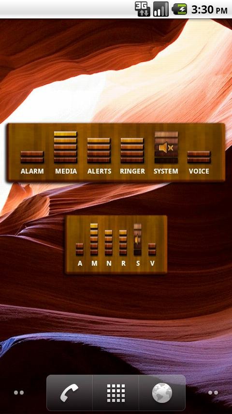 AudioManager 木纹皮肤截图1