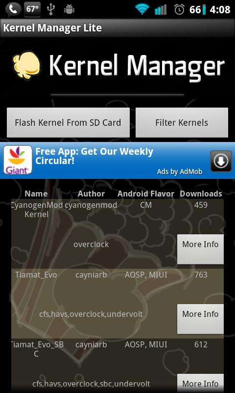 Kernel Manager Lite截图5