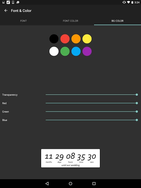 Wedding Countdown Widget截图5