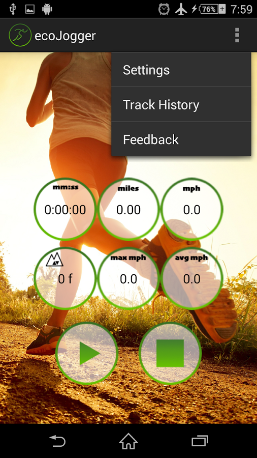 ecoJogger - 运行应用程序截图4