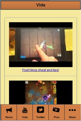 Fruit Ninja Cheats Tips截图1