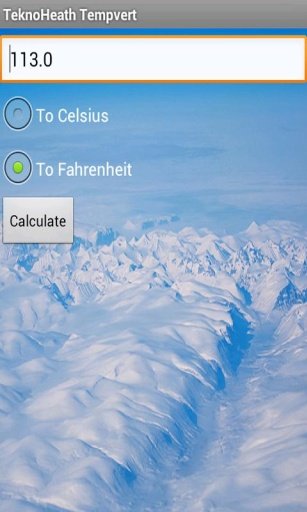 Celsius and Fahrenheit Convert截图2