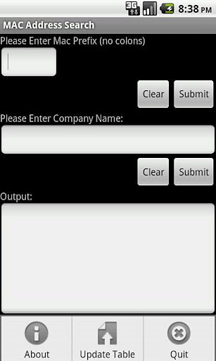 MAC Address Search截图3