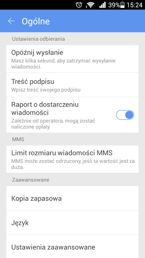 GO SMS Pro Polish language截图2