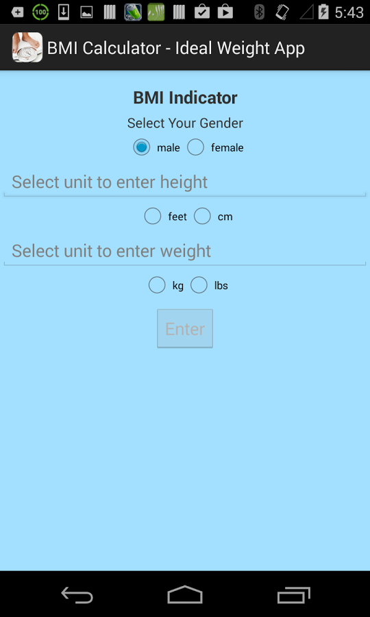 BMI计算器理想体重截图2