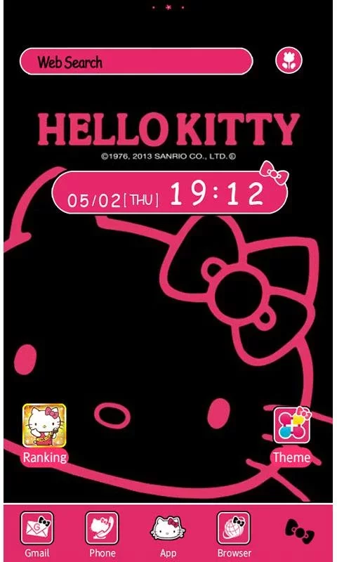 Hello Kitty Pink&Black [+]HOME截图1