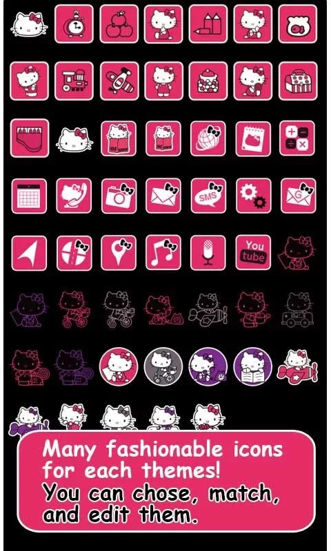 Hello Kitty Pink&Black [+]HOME截图6