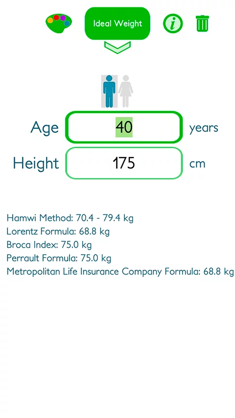 理想体重BMI计算器截图11