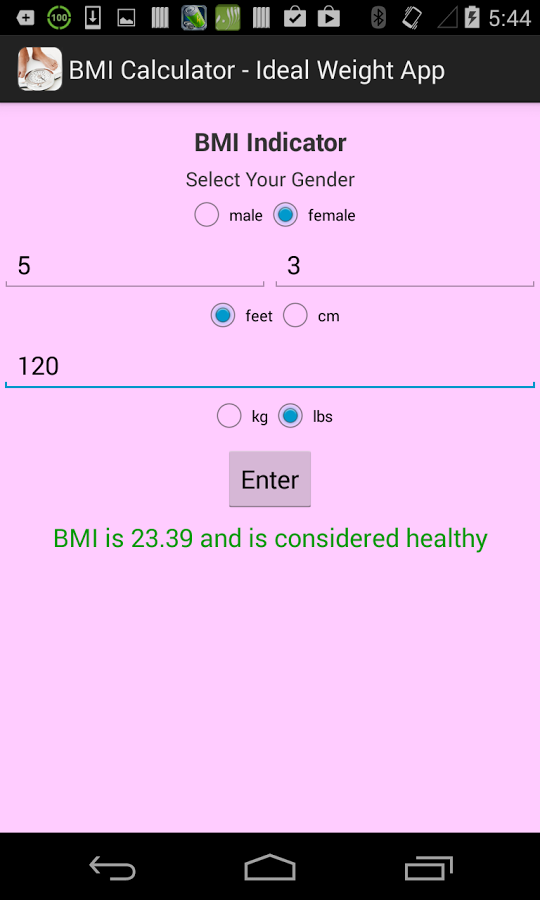BMI计算器理想体重截图6