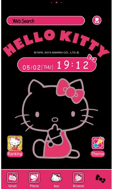 Hello Kitty Pink&Black [+]HOME截图3