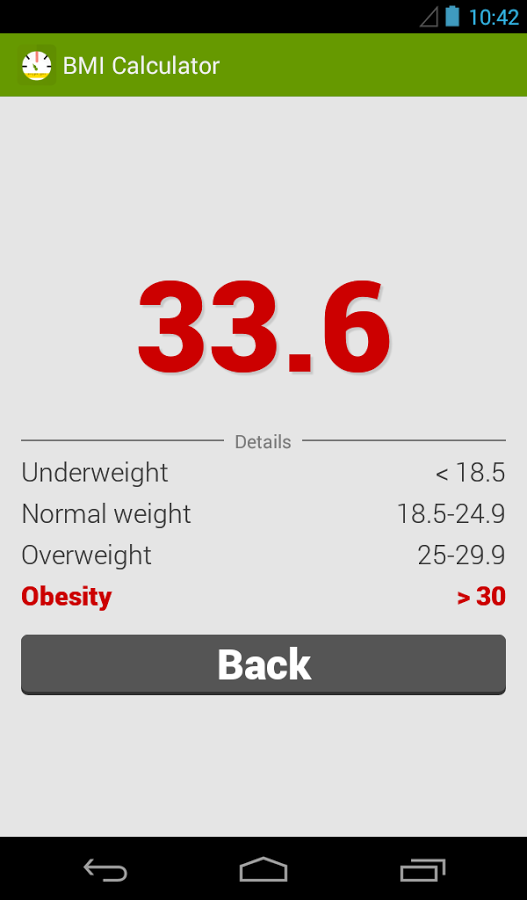 BMI计算器 - 理想体重截图2