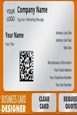 Business Card Designer截图1