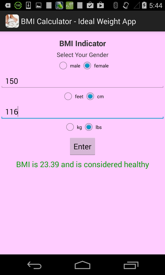 BMI计算器理想体重截图5