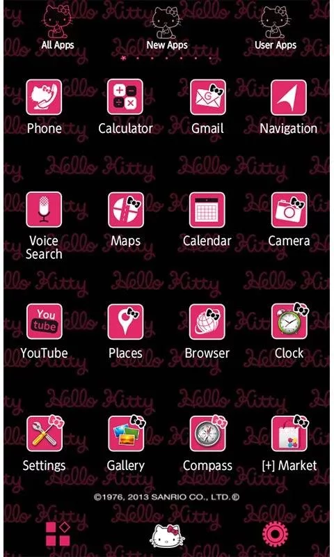 Hello Kitty Pink&Black [+]HOME截图5