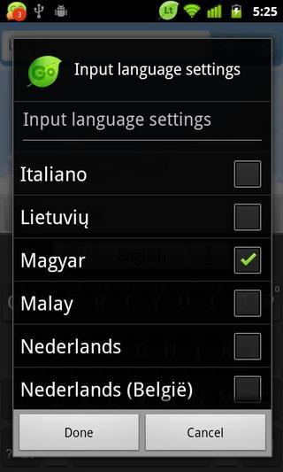 Hungarian for GO Keyboard截图6