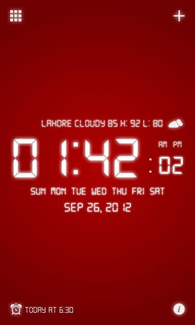 Droid Digital Alarm Clock截图4
