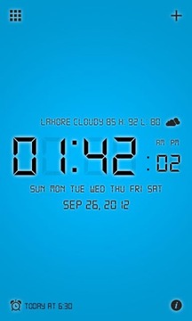 Droid Digital Alarm Clock截图