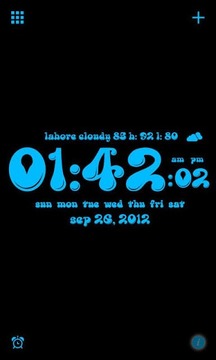 Droid Digital Alarm Clock截图