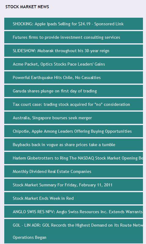 Stock Market News截图1