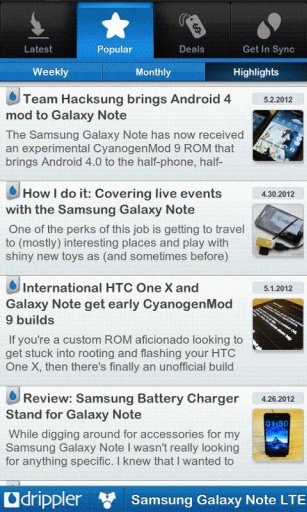 Ultimate Galaxy Note LTE App截图6