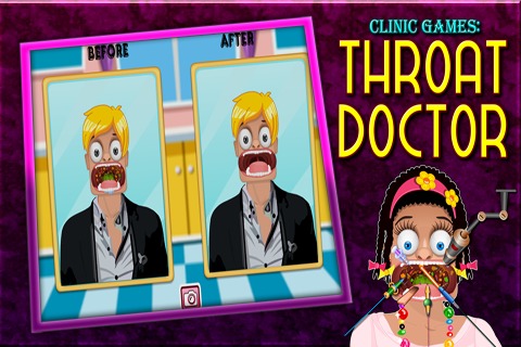 Clinic games : Throat doctor截图5