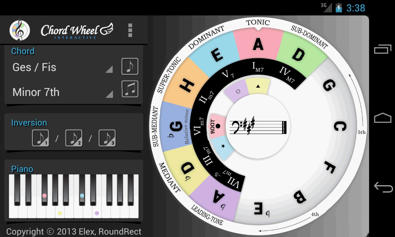 Chord Wheel: Circle of 5ths LE截图6