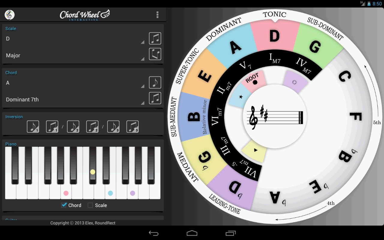 Chord Wheel: Circle of 5ths LE截图1