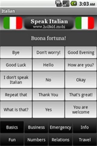 Speak Italian Free截图4