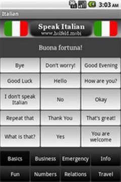 Speak Italian Free截图