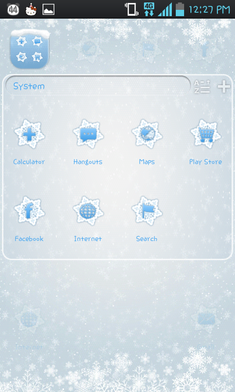 ice flower Go Launcher EX截图5