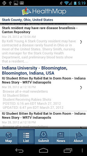HealthMap: Outbreaks Near Me截图4
