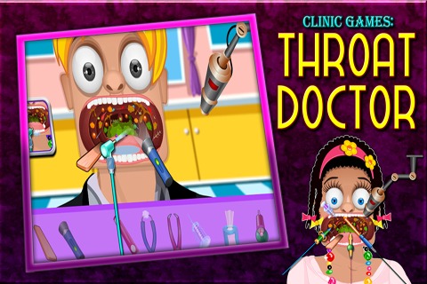 Clinic games : Throat doctor截图2