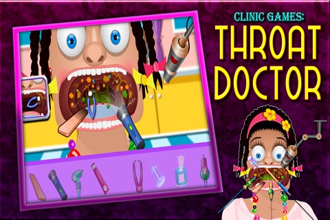 Clinic games : Throat doctor截图4