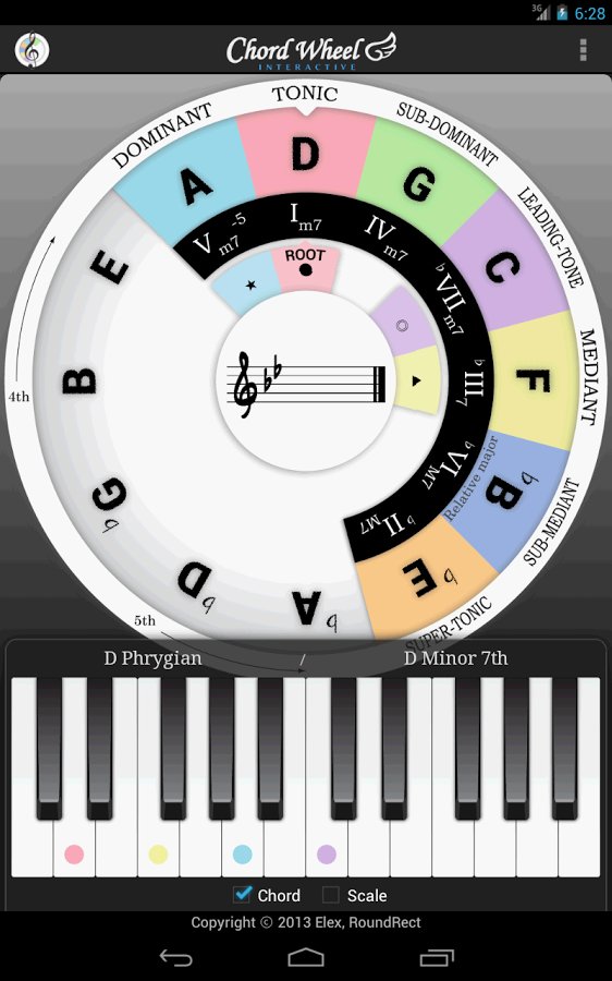 Chord Wheel: Circle of 5ths LE截图3