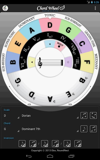 Chord Wheel: Circle of 5ths LE截图9