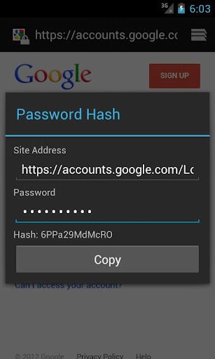 Password Hash截图3