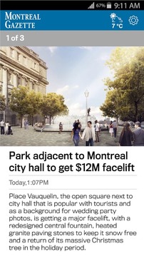 蒙特利尔公报 Montreal Gazette截图