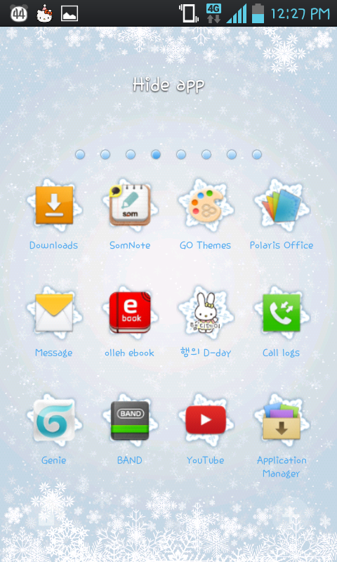 ice flower Go Launcher EX截图2