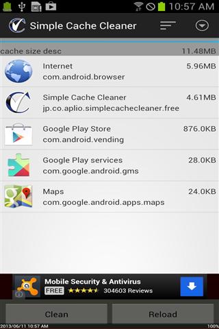 简单的缓存清理 Simple Cache Cleaner截图3