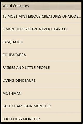Weird Creature Mysteries截图3