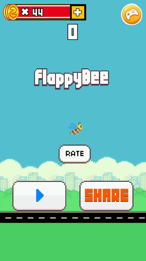 飞扬的蜜蜂 Flappy Bee截图1