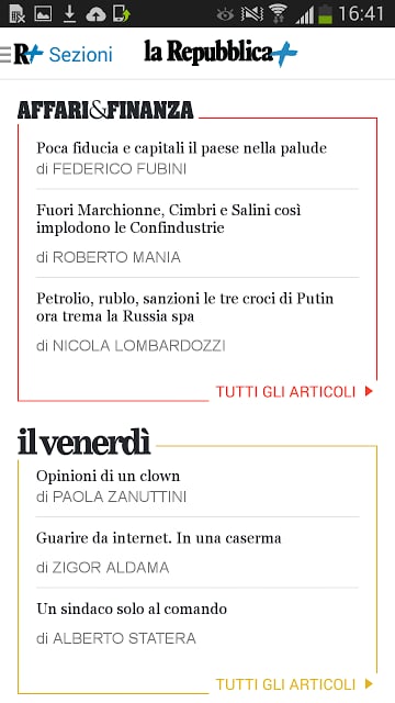 la Repubblica Mobile截图7