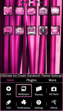 Pink ICS GO Launcher截图